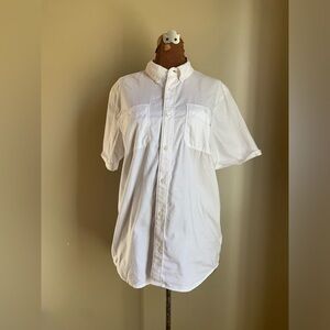 Vans  button down white shirt